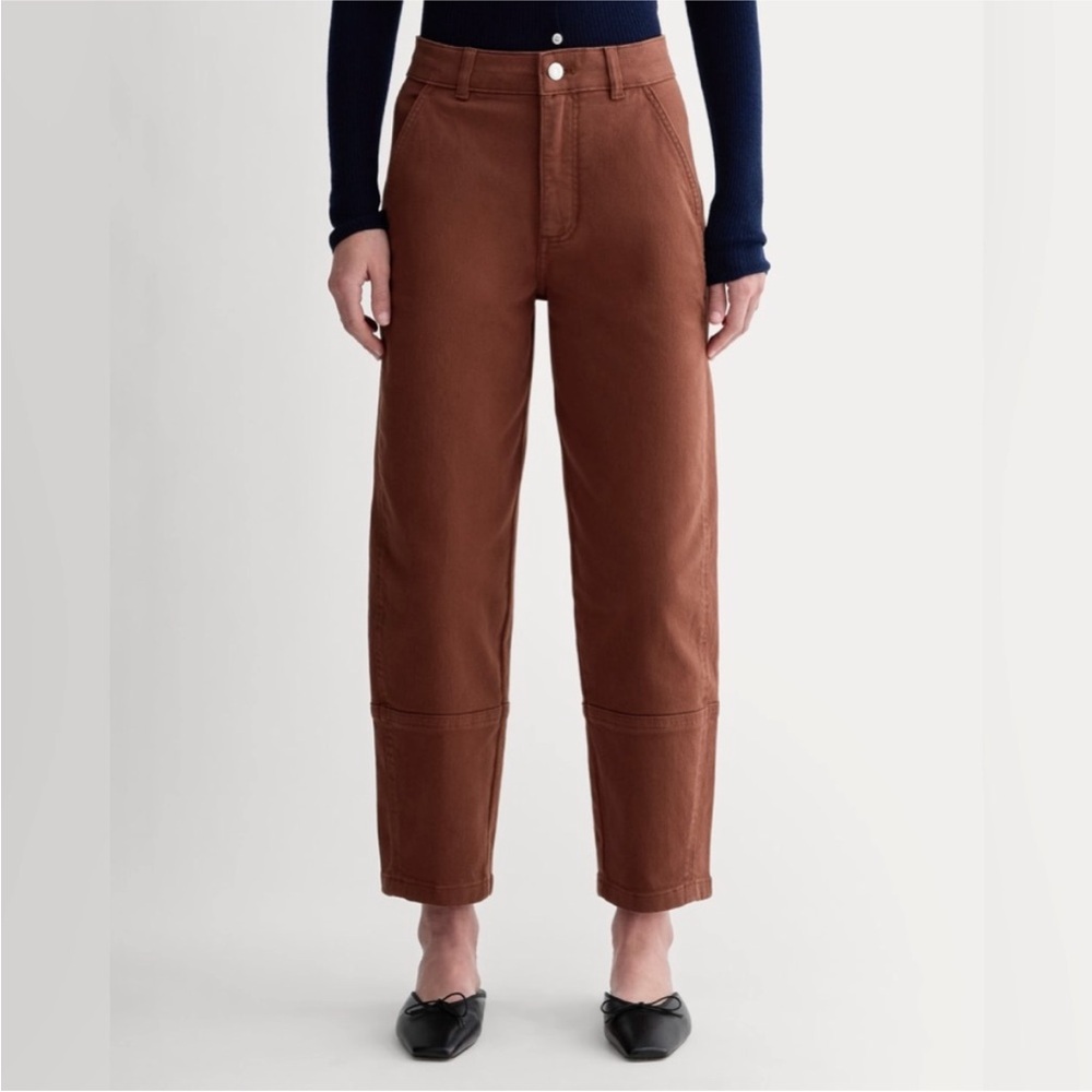 Everlane Utility Barrel Pant in Rosewood